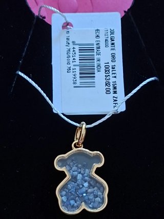 Colgante Oso Tous Oro 18k Zafiros