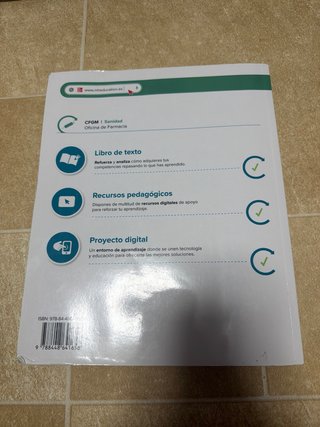 Oficina de farmacia, CFGM Sanidad