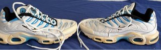 Zapatillas Nike Air Max Tn Blancas y Azules