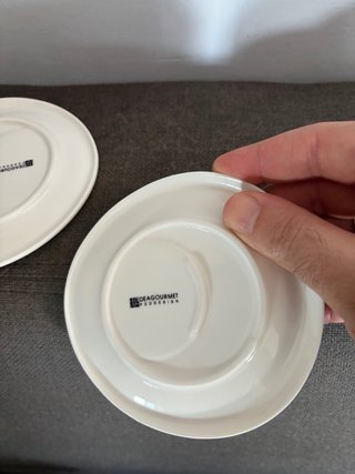 2 Tazzine Design Porcellana