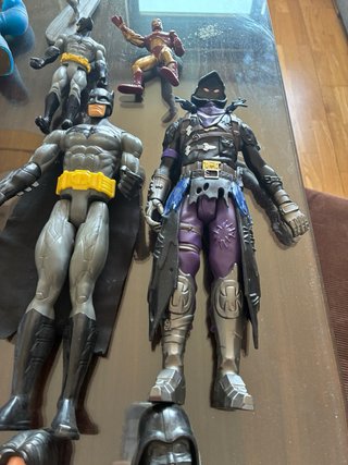 Lote Figuras Acción Superhéroes y Star Wars