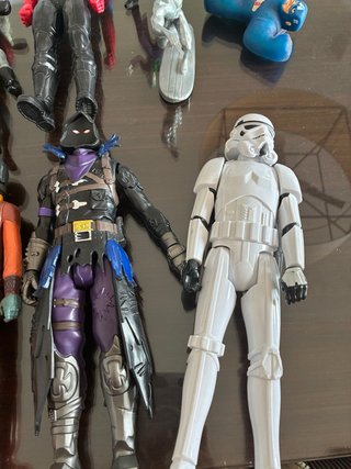 Lote Figuras Acción Superhéroes y Star Wars
