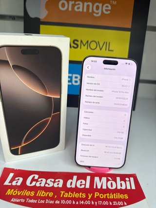 iPhone 16 pro max 256GB como nuevo