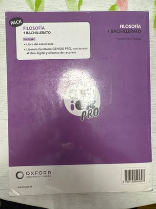 Filosofía 1º Bachillerato. Libro del estudiante...