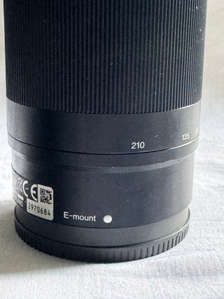 Sony E 55-210mm OSS SEL55210 Obiettivo