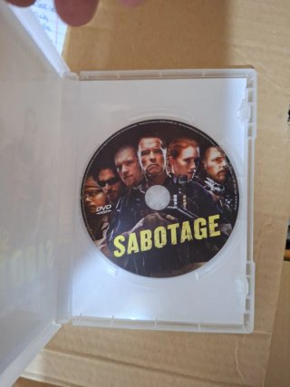DVD Sabotage Arnold Schwarzenegger