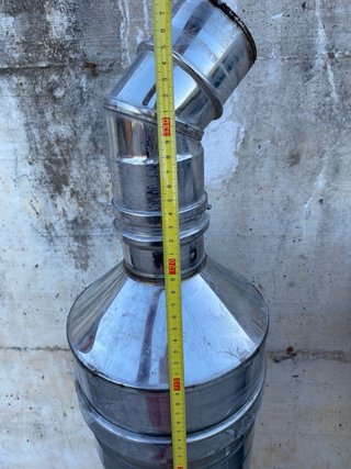Tubos Dobles Calefacción Estufa/Chimenea