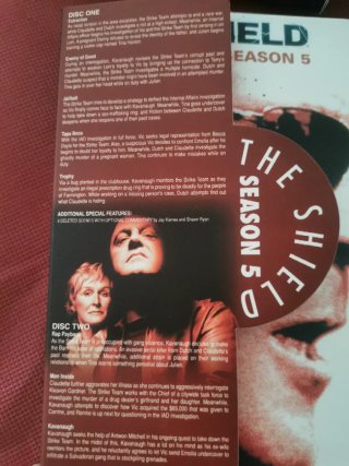 DVD The Shield seasons 4, 5, 6