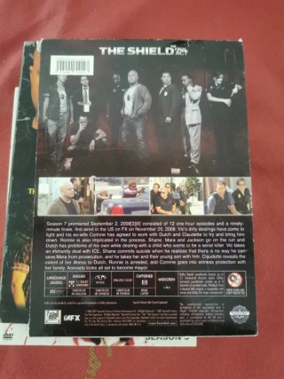 DVD The Shield seasons 4, 5, 6