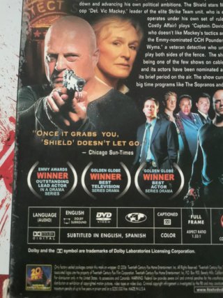 DVD The Shield seasons 4, 5, 6