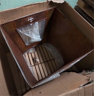 Brasero Esscher ø75 cm con leñero