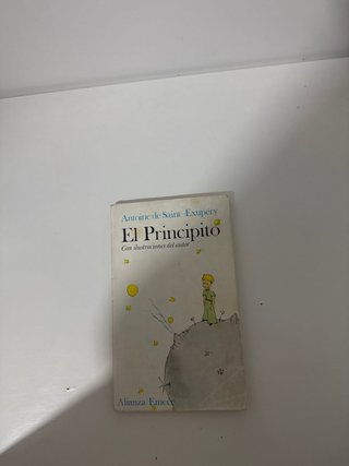 Libro de lectura, el principito