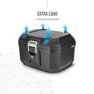 BAUL MOTO SHAD TR46 NEGRO OFERTA