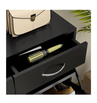 Mueble zapatero  negro " Maison du Monde"