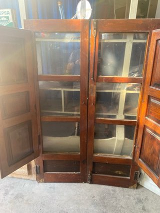 2 Puertas Ventana Antiguas Madera