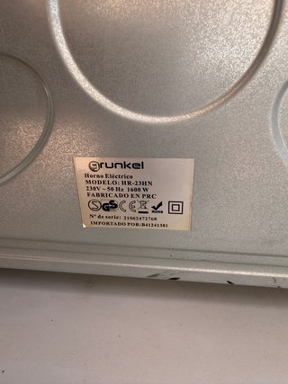 Horno Eléctrico Grunkel 23L
