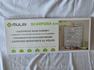 Scarpiera 6 ripiani antipolvere