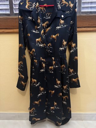 Vestido estampado caballos Talla XS
