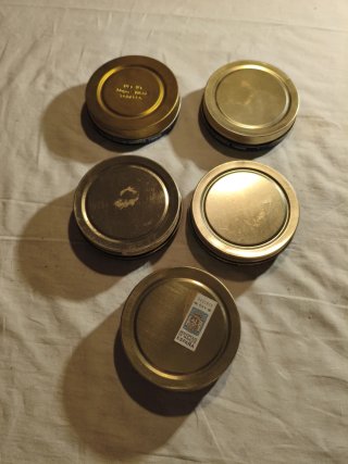 Lote 5 latas tabaco Dunhill Standard Mixture