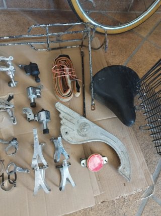 Lote piezas bicicleta vintage