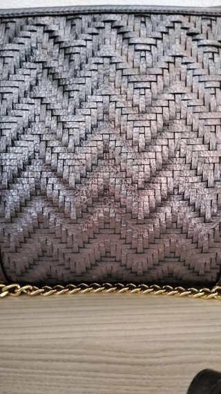 Borsa Cuoieria Fiorentina media oro/argento