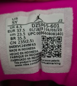 Air Jordan 1 Low Fierce Pink Tg. 37.5
