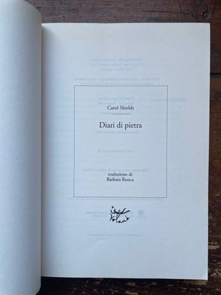 Diari di pietra - Carol Shields