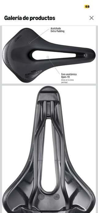 Sillín Selle San Marco Comfort Negro