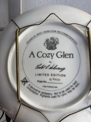 Plato de porcelana edición limitada