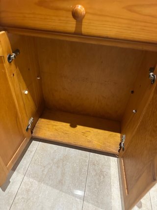 Mueble de entrada con espejo vintage
