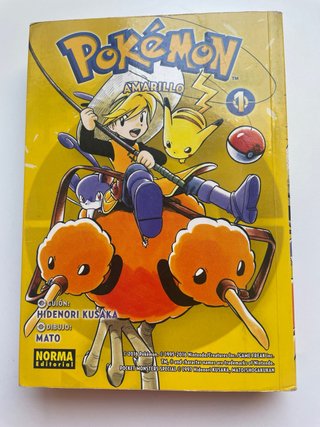 Mangas Pokémon amarillo 1 y 2