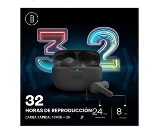 Auriculares Inalámbricos JBL Wave Beam Negros