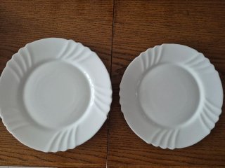 Lote Vajilla Blanca Cerámica/Porcelana