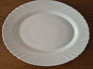 Lote Vajilla Blanca Cerámica/Porcelana