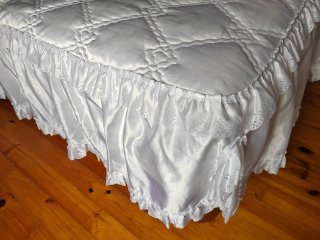 Colcha edredón blanca Dimas cama 135x190