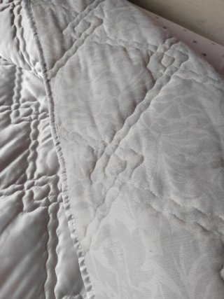 Colcha edredón blanca Dimas cama 135x190