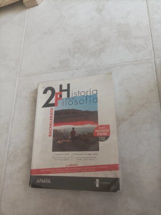 Libro historia de la filosofía 2 bachillerato