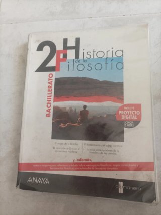 Libro historia de la filosofía 2 bachillerato