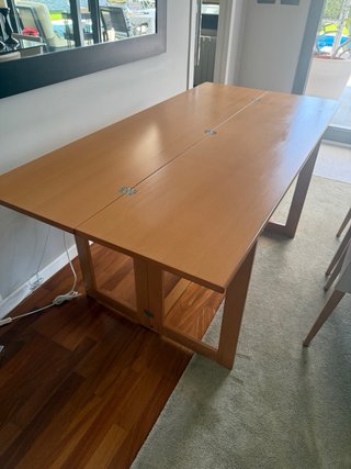 Mesa Consola Extensible HABITAT Madera