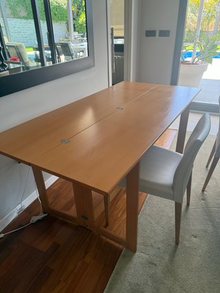 Mesa Consola Extensible HABITAT Madera