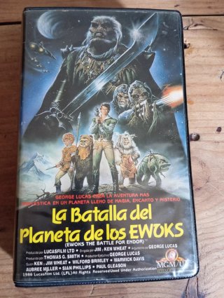 La Batalla del Planeta de los Ewoks VHS Videoclub de segunda mano