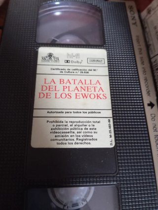 La Batalla del Planeta de los Ewoks VHS Videoclub
