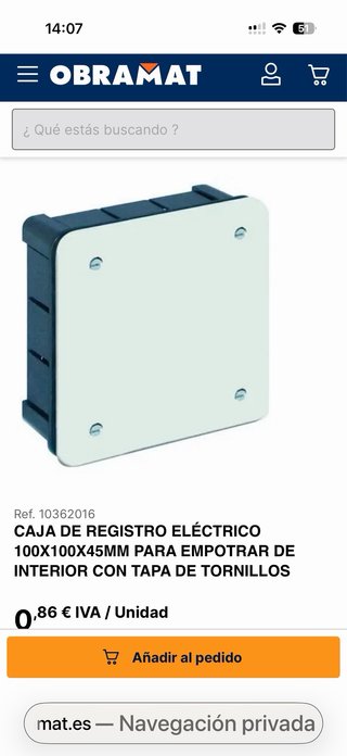 Lote electricidad Revi: Cables y accesorios
