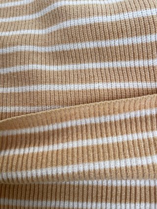 Top Brownie Rayas Beige Talla S-M