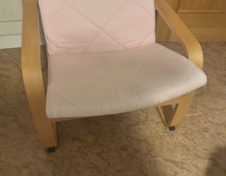 Sillón Madera POÄNG Rosa Acolchado