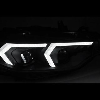 Faros Xenon BMW F32/F33 2013-2017 Look LED Negros