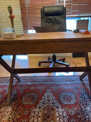 Escritorio vintage madera teka