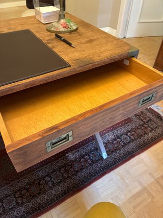 Escritorio vintage madera teka