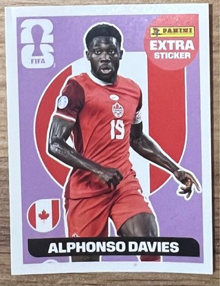 Panini Extra Sticker Alphonso Davies
