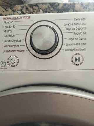 Lavadora LG 8kg Direct Drive Steam